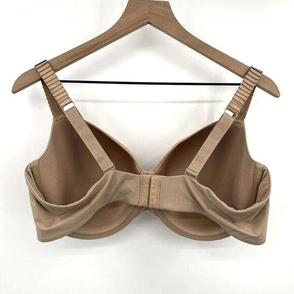 THIRDLOVE 24/7 Classic T-Shirt Bra Size 42E Underwire Molded Cups Nude Tan Cream - Picture 14 of 16